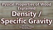 Wood Density / Specific Gravity - Mitch's World of Woods