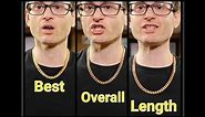 18, 20 & 22 inch Chain Length Comparison | Gold Jewelry Sizing