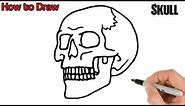 How to Draw a Skull Step by Step | Art Tutorial