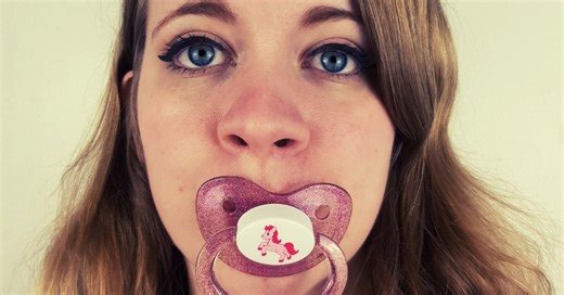 These Stressed-Out Adults Are Turning to Adult Pacifiers