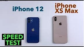 iPhone 12 vs iPhone XS Max : Speed Test + Size Comparison + RAM Management