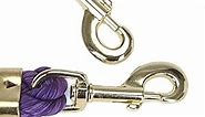Ravenox Snap Hooks Heavy Duty | Heavy Duty 5/8-Inch Nickel Plated and Brass Plated Swivel Snaps | (Brass Plated)(2 Pack)