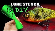 Lure Painting Stencil // DIY Easy Lure Painting