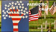 Memorial Day Craft - American Flag Tree | Patriotic DIY | Super Easy 2 mins craft