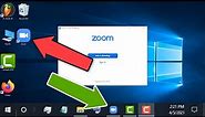 How To Create Zoom App Shortcut on Pc or Laptop | Pin Zoom App to Taskbar