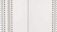 A5 Blank Notebook Spiral (3-Pack) - AHGXG Sketch Book Pad 5.7X 8.3 inch with Thick 100gsm Unruled Paper for Drawing & Sketching, 80 Sheets Per Pack