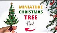 🎄 DIY Miniature Christmas Tree Tutorial