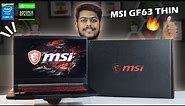 MSI GF 63 Thin Gaming Laptop Unboxing And Review🔥| I5 GTX 1650 TI |Gaming Laptop Under 60,000 Rs|
