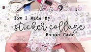 Sticker Collage Phone Case DIY