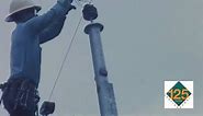 #ThrowbackThursday - 1960s: Street light pole installation