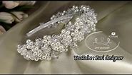 Easy DIY Wedding Tiara with Pearls and Crystals/bridal crown making