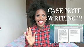 Five Tips For Writing Case notes (Example of a case note) | SOCIAL WORK