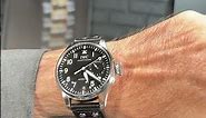 IWC Big Pilots 46mm Black Dial Automatic Steel Mens Watch IW500912 Wrist Roll | SwissWatchExpo