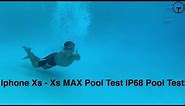 2018 Apple Iphone Xs And Xs MAX Underwater Waterproof Pool Testing The IP68 Water Resistance