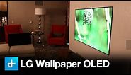 LG W- Series Wallpaper OLED and Atmos Soundbar - Hands on at CES 2017