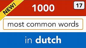 How do the Dutch dress? Learn to say in Dutch: the names of clothes!