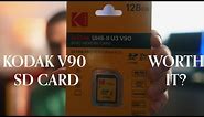 What is The BEST V90 SD CARD? KODAK SD Card Review. 3 Reasons I love this