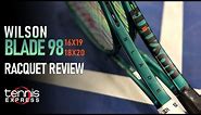 Wilson Blade 98 v9 Tennis Racquet Review | Tennis Express