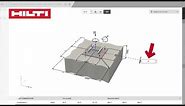 HOW TO design anchor fixing into concrete with the Hilti PROFIS Engineering Suite