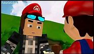 FuturisticHub. Steve Vs Mario (Minecraft Vs Super Mario 64)