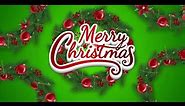 3D Merry Christmas 2024 Text Background | Motion Graphics template - Envato elements