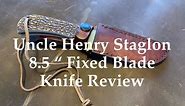 Uncle Henry Staglon 8.5” Fixed Blade Knife Review