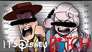 Disney Movie voice actors cursing but its the actual characters (an animation)