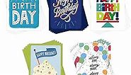 Hallmark Business (25 Pack) Bulk Birthday Cards for Customers, Employees, Professionals, Associates, Clients (Colorful Birthday), Assorted Greeting Cards