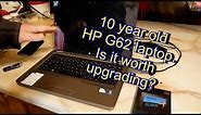 Upgrade an old HP G62 laptop, is it worth it?
