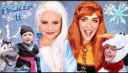 Disney Frozen 2 Elsa, Anna, Kristoff and Olaf Dress Up and Adventure Into the Unknown