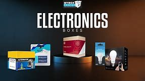 Custom Printed Electronic Products Boxes || Electronic Packaging