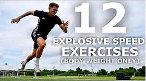 Increase your SPEED | 12 Bodyweight Exercises To Improve Running Speed