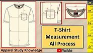T-Shirt Measurement All Process | How to Measure A T-Shirt | T-Shirt Measurements Guide.