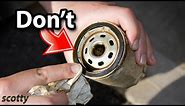 Stop Buying These Oil Filters Right Now