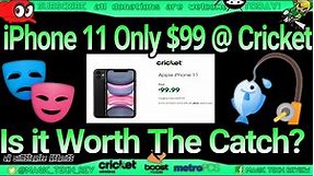 iPhone 11 $99 Cricket Wireless Worth The Catch? TCL 30 V 5G Unboxing