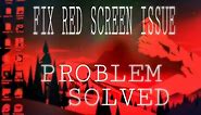 How to fix red tint in monitor|my monitor giving me red screen|how to fix red screen|monitor problem