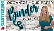 How to Organize Paper using a Binder System - Free Printables