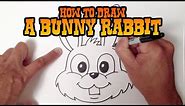 How to Draw a Bunny Rabbit - Step by Step Video
