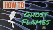 How to Airbrush Paint Ghost Flames on your Motorcycle, Car or Hot Rod