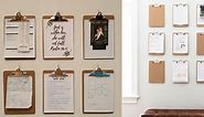 Want to Tidy Up in 2020? DIY Clipboard Walls Are the Perfect Way to Stay Organized