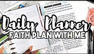 DAILY PLANNER IDEAS💡: Using the Happy Planner Layout as a Faith Planner | Plan With Me