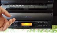 Goodman MN7503 Stereo System Deck 3 CD Changer Player- FM/AM Radio