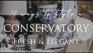 10 Stylish Ways to Beautify Your Conservatory | Insider Design Tips