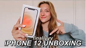 iPHONE 12 UNBOXING & SET UP!!