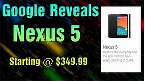 Google Reveals Nexus 5