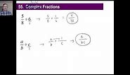 Saxon Math - Algebra 1: 3rd Edition (Lesson 55 - Complex Fractions)