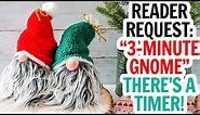 The Easiest Sock Gnomes - 3 Minute DIY Christmas Gnome Video Tutorial / Fast Sock Gnome / DIY Gnomes