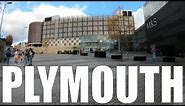 Plymouth City Centre - Devon - England - 4K Virtual Walk - October 2020