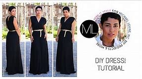 Easy DIY Maxi Dress Tutorial! Mimi G For Michael Levine Inc.