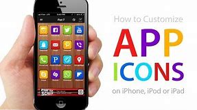 How to CUSTOMIZE APP ICONS on iPhone, iPod, iPad (No Jailbreak Required)